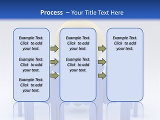 Teamwork Model Success PowerPoint Template