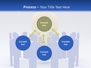 Teamwork Model Success PowerPoint Template