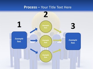 Teamwork Model Success PowerPoint Template