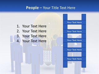 Teamwork Model Success PowerPoint Template