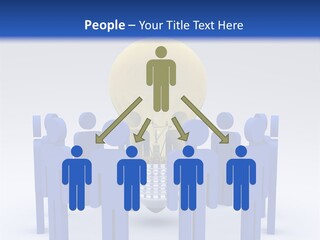 Teamwork Model Success PowerPoint Template