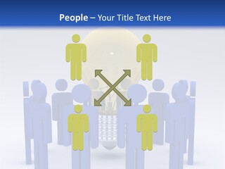 Teamwork Model Success PowerPoint Template