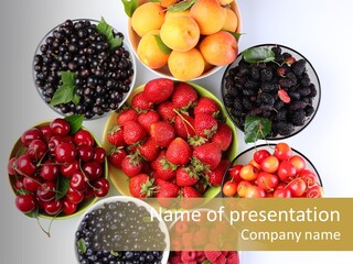 Mellow Ingredient Colored PowerPoint Template