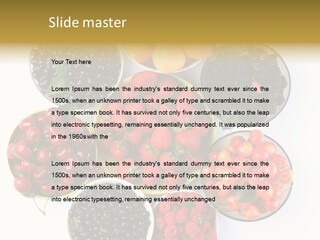 Mellow Ingredient Colored PowerPoint Template