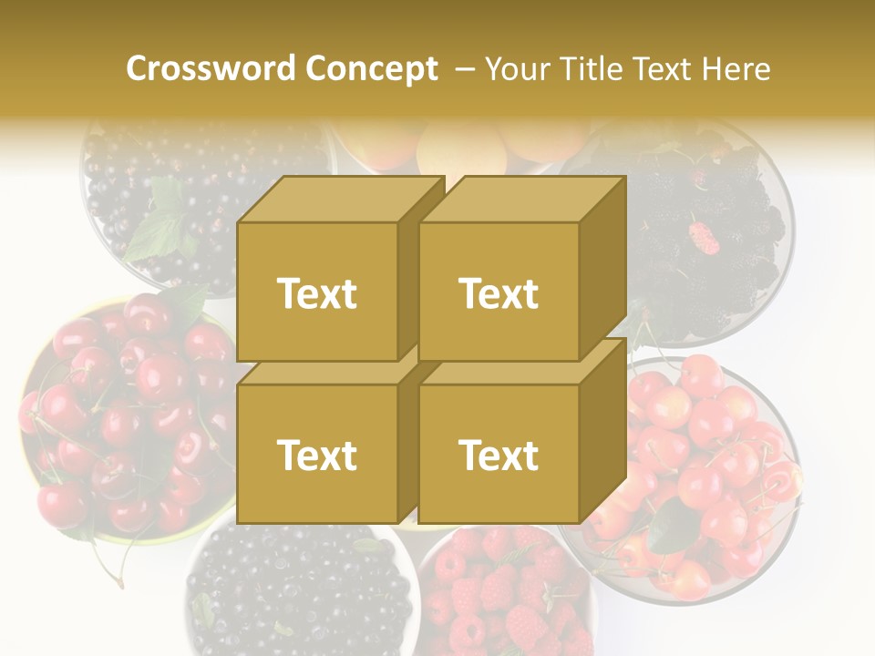 Mellow Ingredient Colored PowerPoint Template