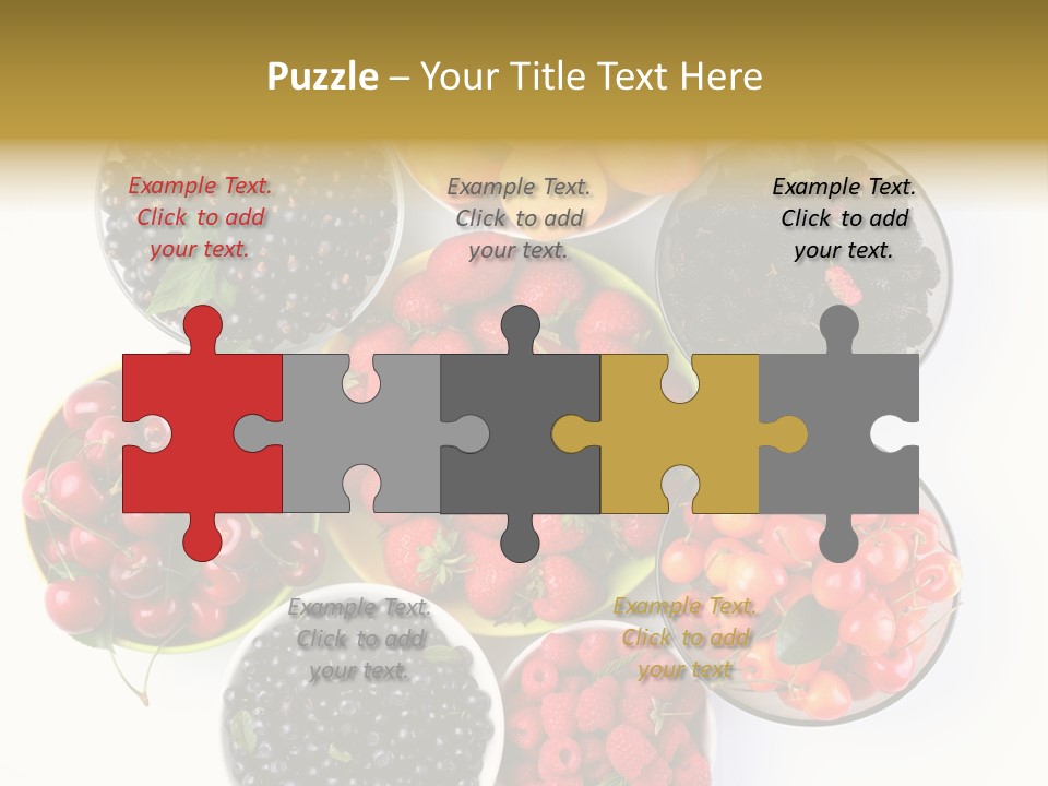 Mellow Ingredient Colored PowerPoint Template