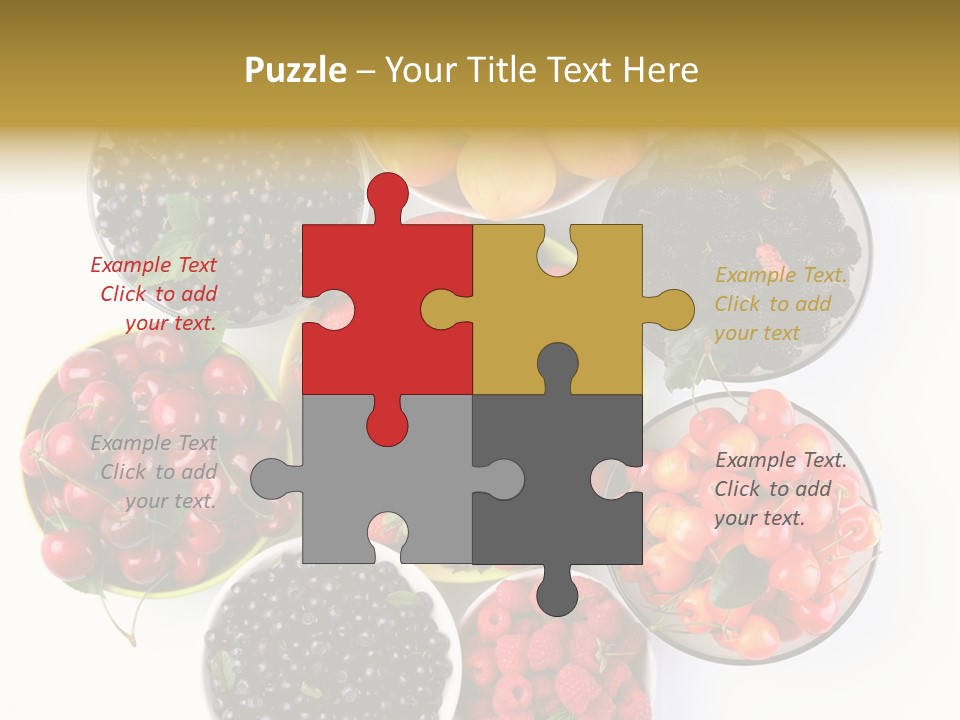 Mellow Ingredient Colored PowerPoint Template