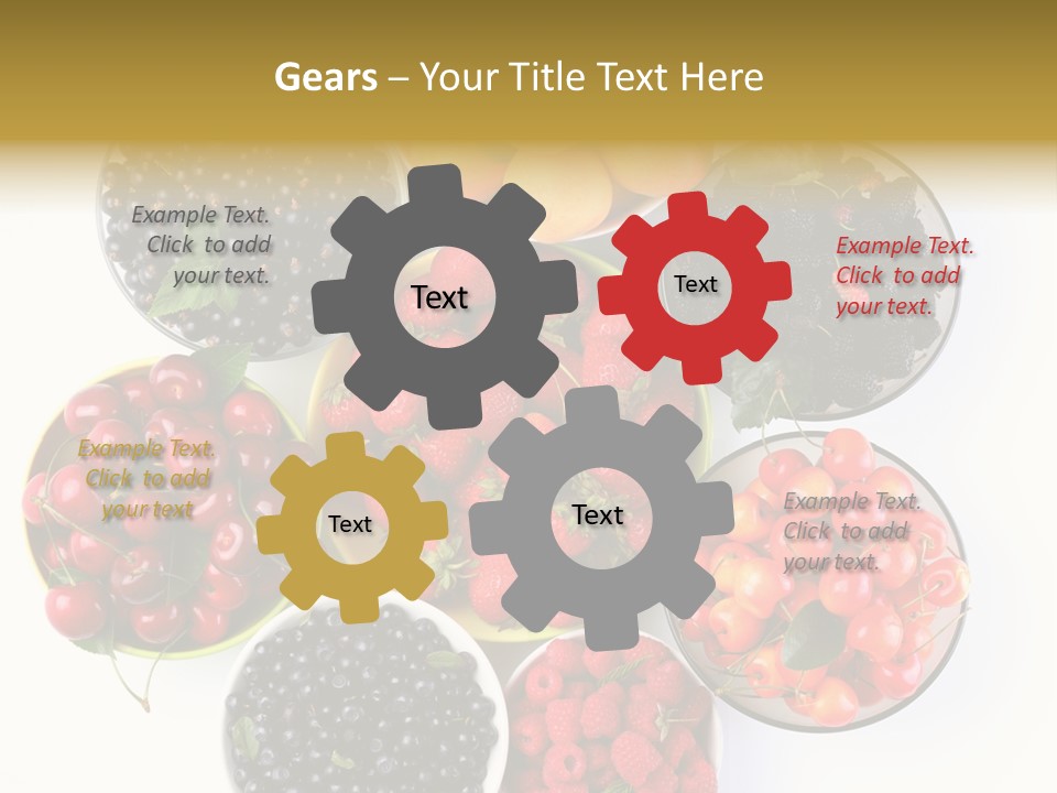 Mellow Ingredient Colored PowerPoint Template