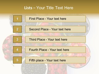 Mellow Ingredient Colored PowerPoint Template