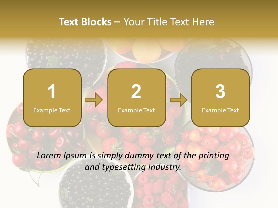 Mellow Ingredient Colored PowerPoint Template