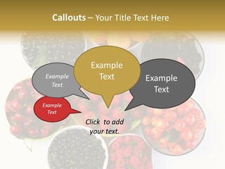 Mellow Ingredient Colored PowerPoint Template