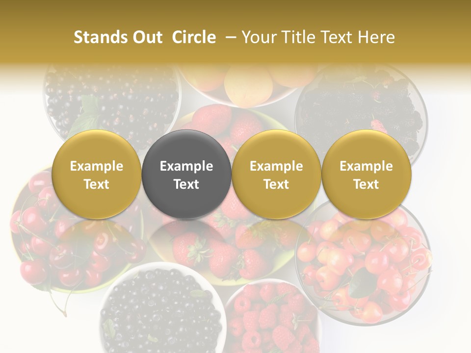 Mellow Ingredient Colored PowerPoint Template