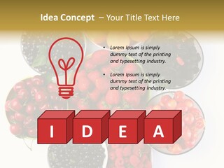 Mellow Ingredient Colored PowerPoint Template