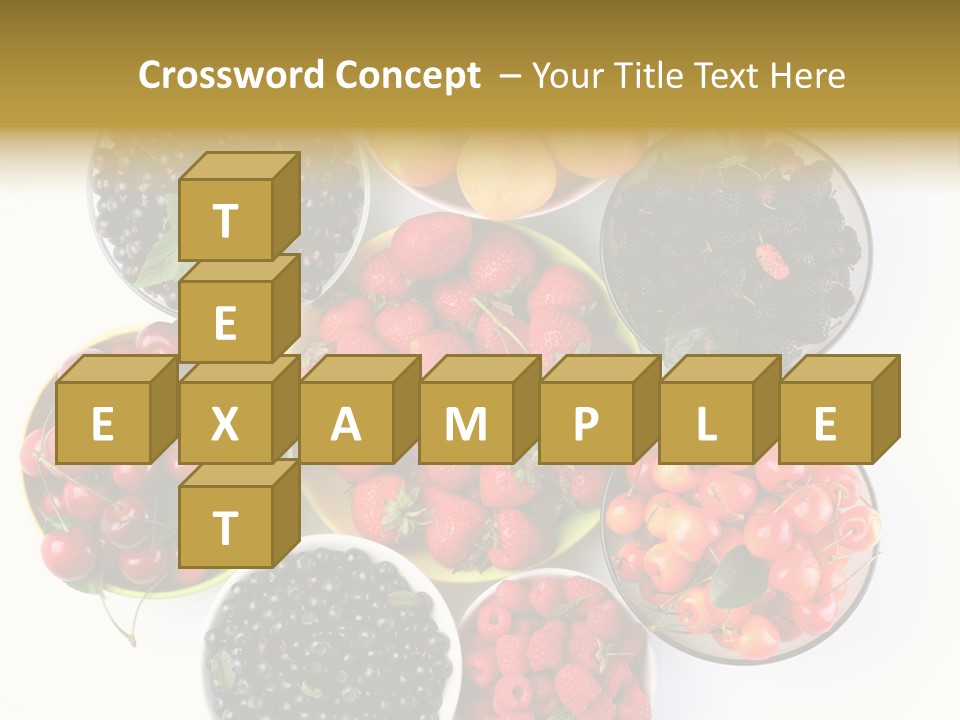 Mellow Ingredient Colored PowerPoint Template