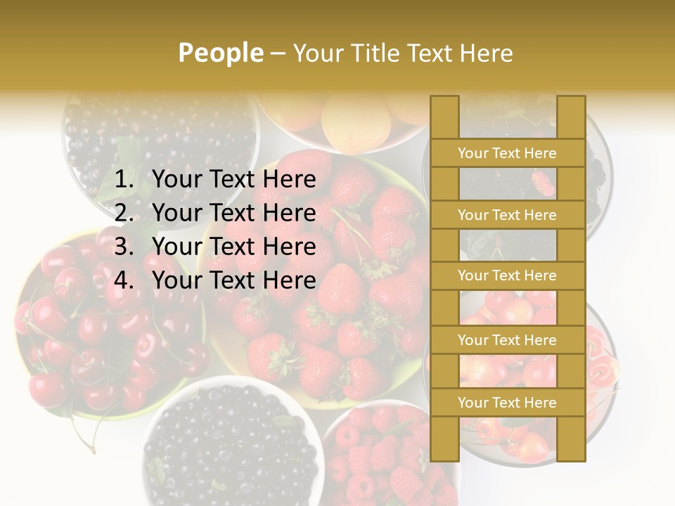 Mellow Ingredient Colored PowerPoint Template