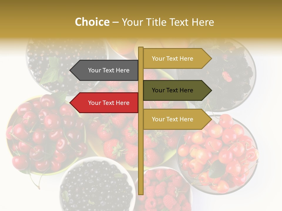 Mellow Ingredient Colored PowerPoint Template