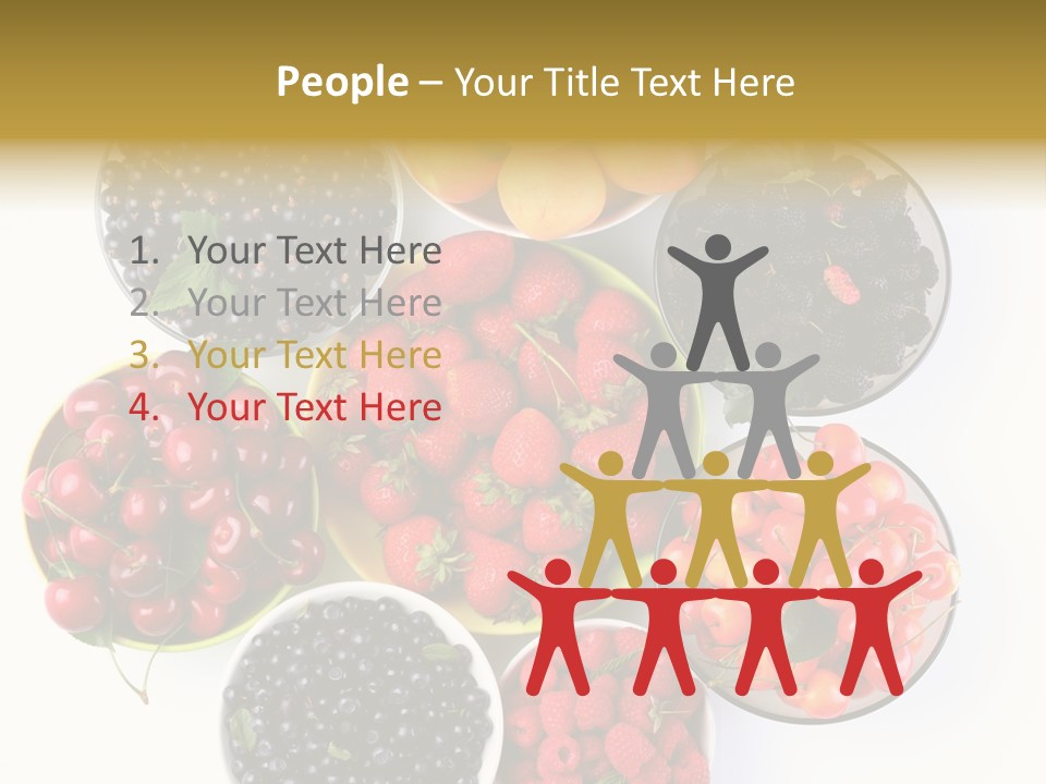 Mellow Ingredient Colored PowerPoint Template