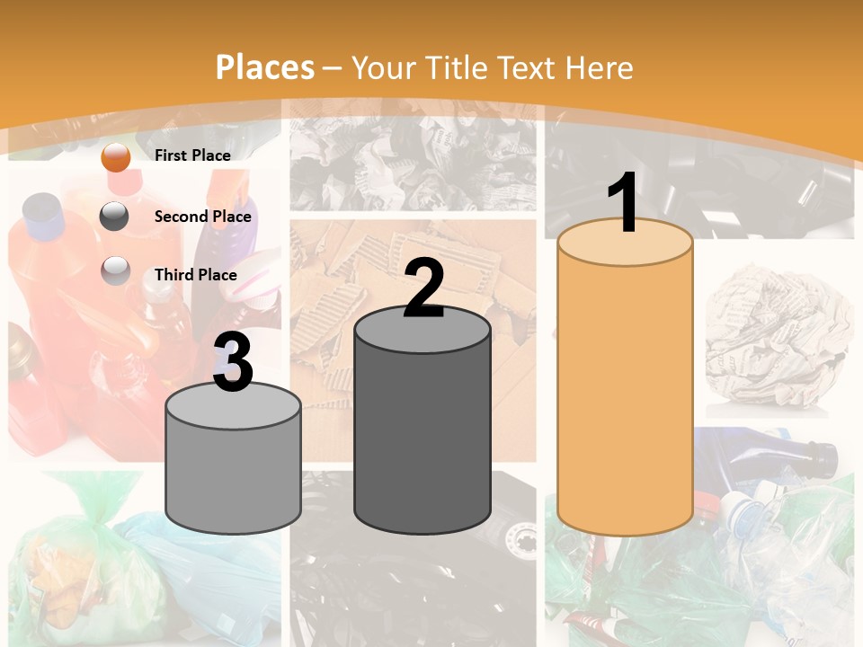 Cleansing Cardboard Container PowerPoint Template