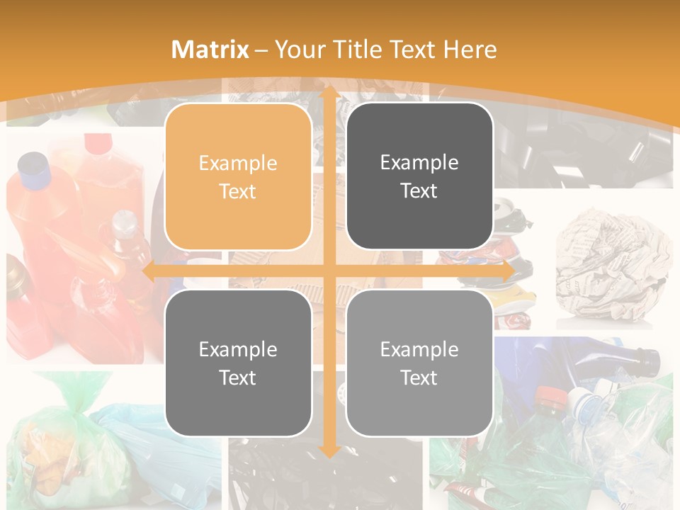 Cleansing Cardboard Container PowerPoint Template