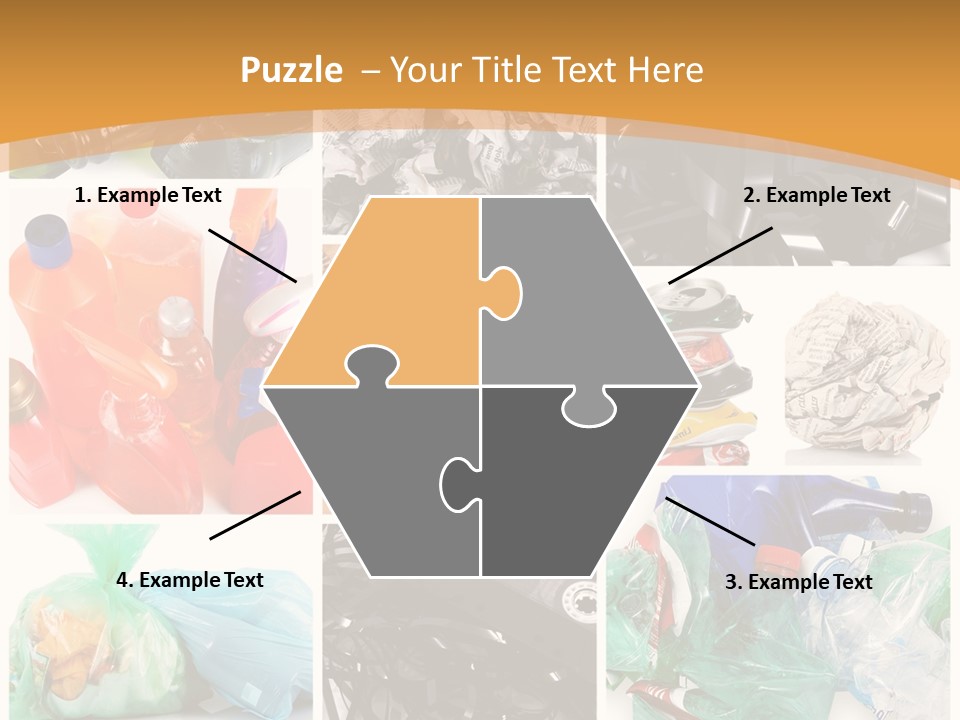 Cleansing Cardboard Container PowerPoint Template