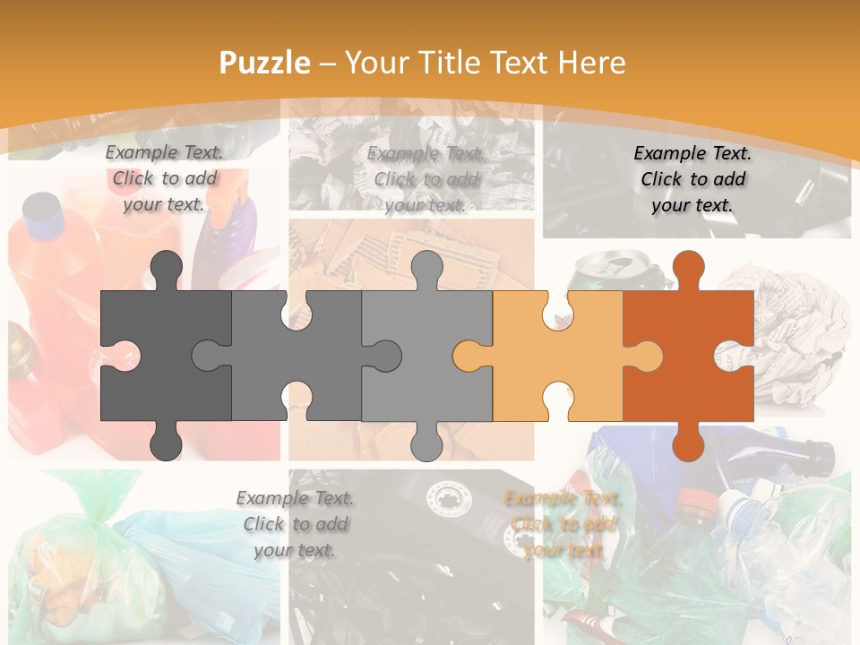 Cleansing Cardboard Container PowerPoint Template