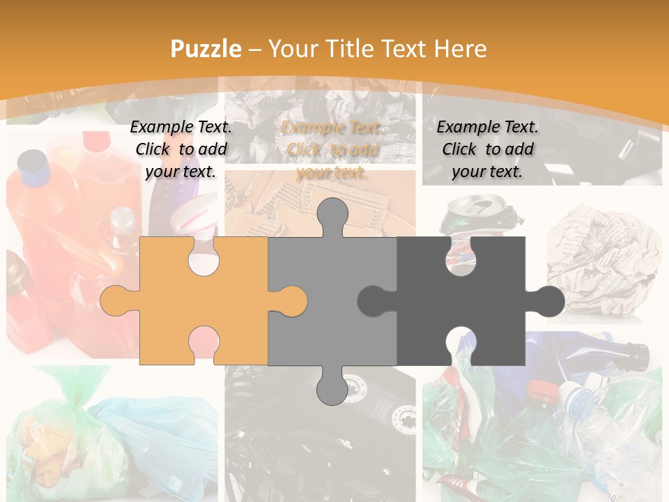 Cleansing Cardboard Container PowerPoint Template