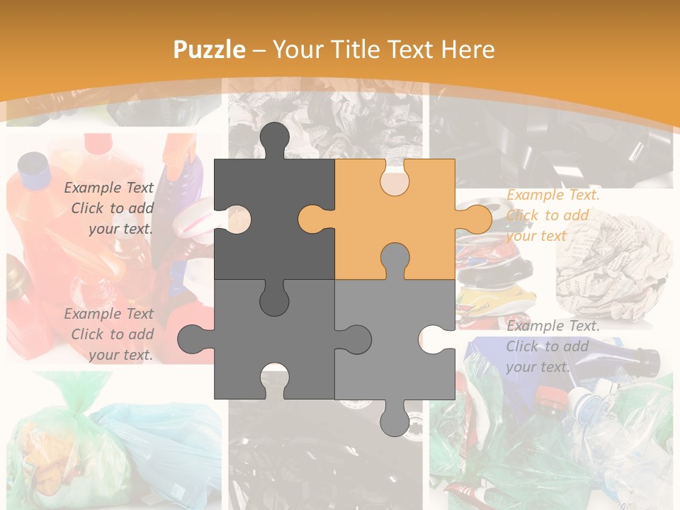 Cleansing Cardboard Container PowerPoint Template