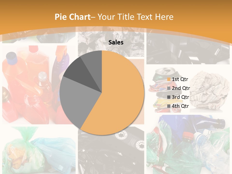 Cleansing Cardboard Container PowerPoint Template