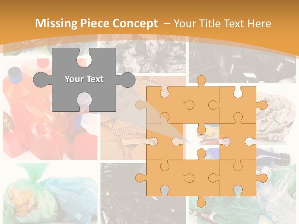 Cleansing Cardboard Container PowerPoint Template