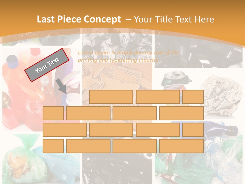 Cleansing Cardboard Container PowerPoint Template