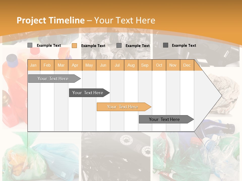 Cleansing Cardboard Container PowerPoint Template