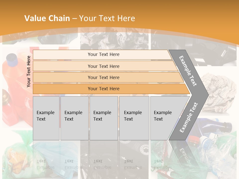 Cleansing Cardboard Container PowerPoint Template