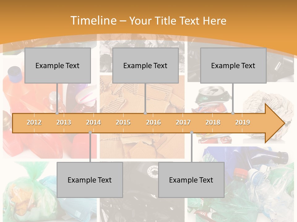 Cleansing Cardboard Container PowerPoint Template