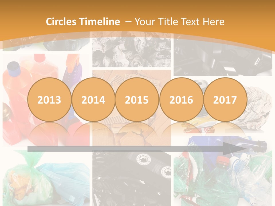 Cleansing Cardboard Container PowerPoint Template