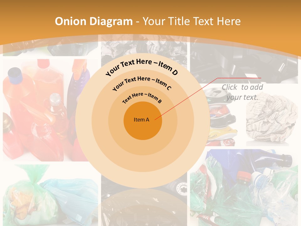 Cleansing Cardboard Container PowerPoint Template