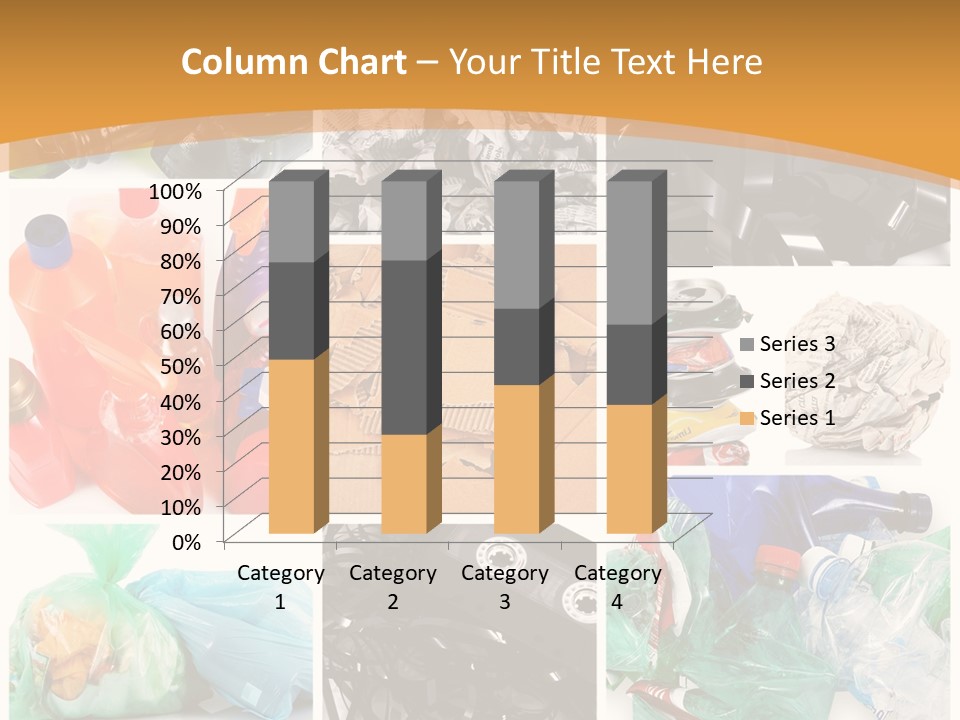 Cleansing Cardboard Container PowerPoint Template