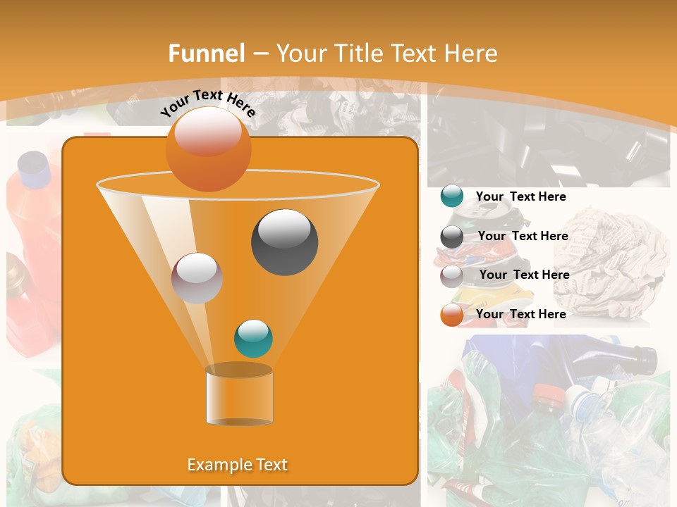 Cleansing Cardboard Container PowerPoint Template