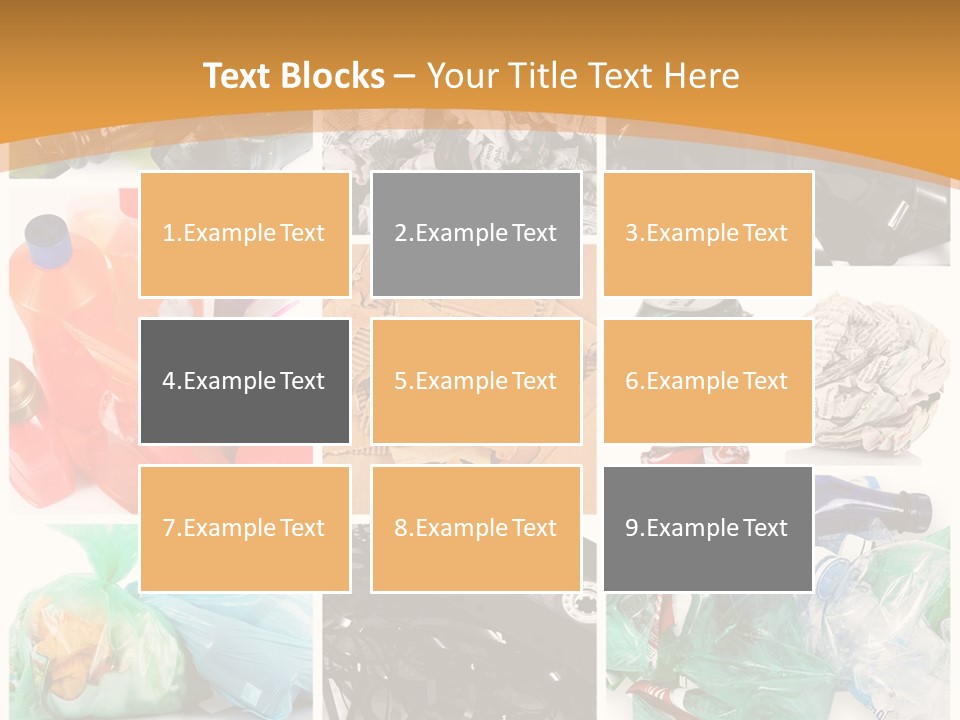 Cleansing Cardboard Container PowerPoint Template