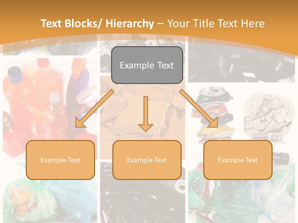 Cleansing Cardboard Container PowerPoint Template