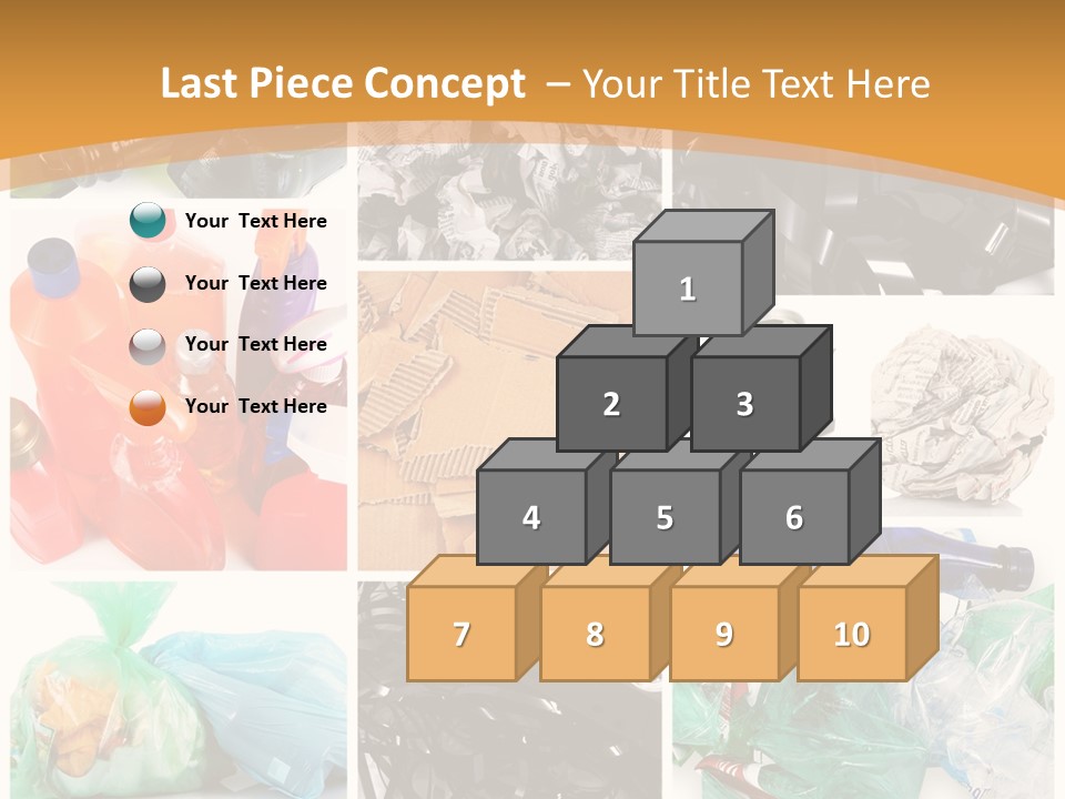 Cleansing Cardboard Container PowerPoint Template