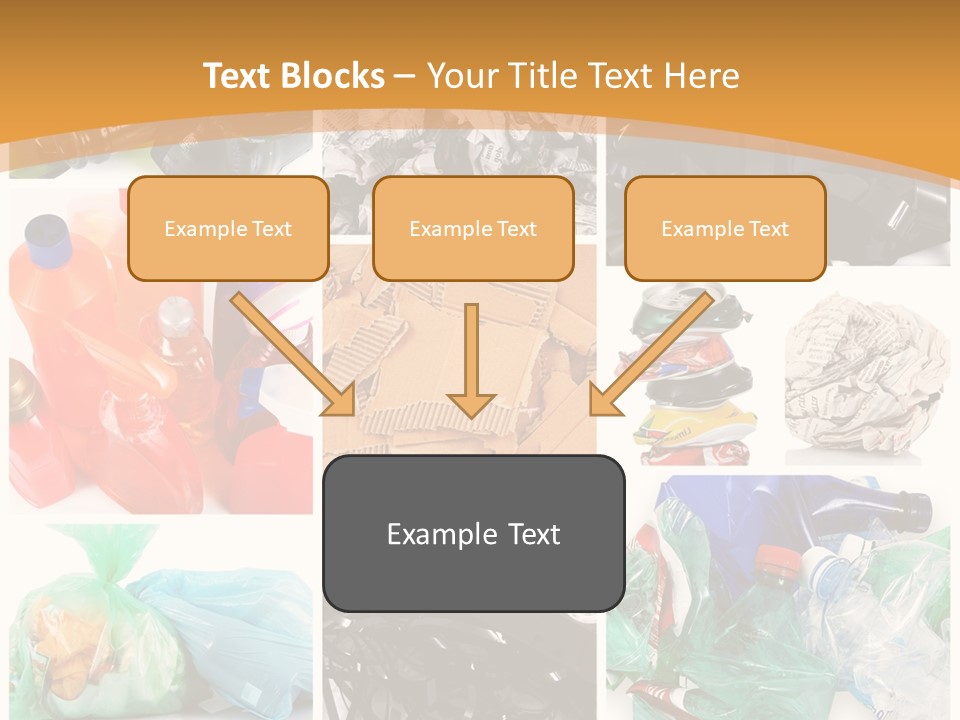 Cleansing Cardboard Container PowerPoint Template