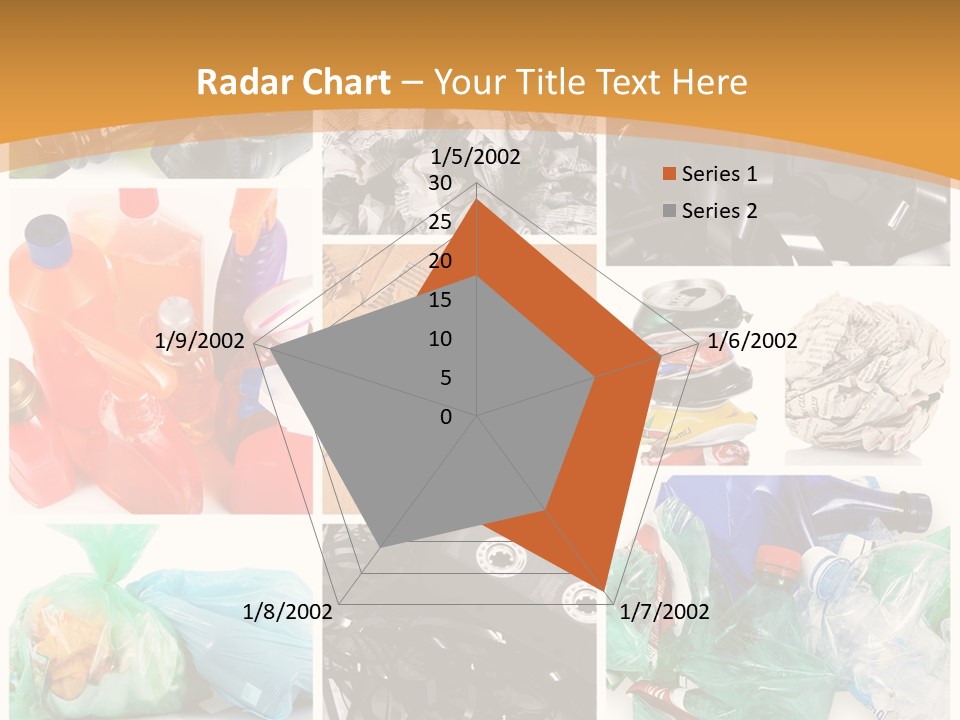 Cleansing Cardboard Container PowerPoint Template