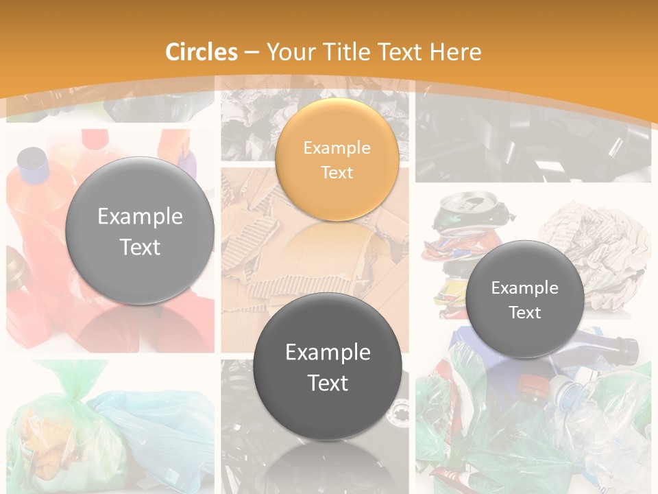 Cleansing Cardboard Container PowerPoint Template