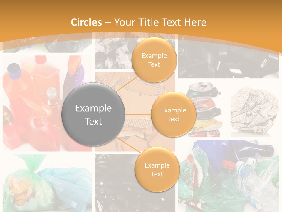 Cleansing Cardboard Container PowerPoint Template