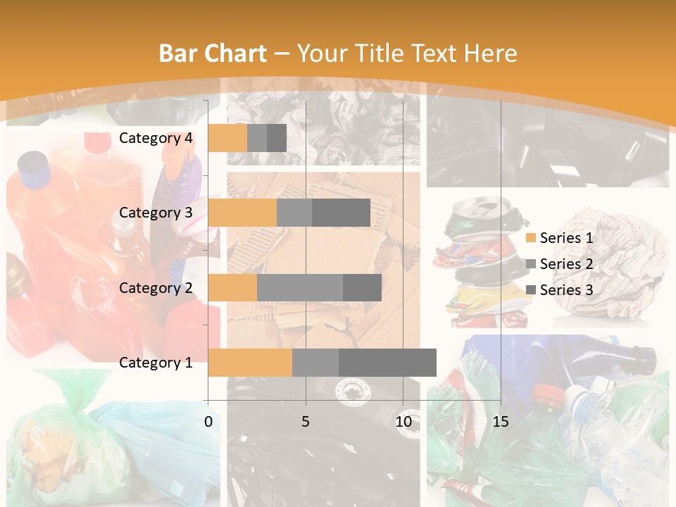 Cleansing Cardboard Container PowerPoint Template