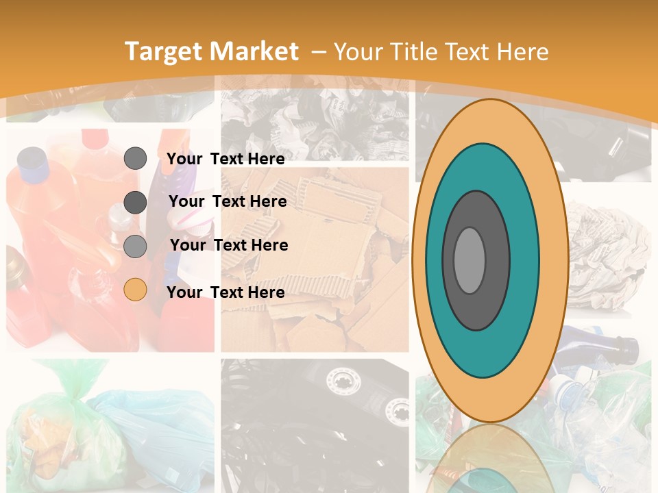 Cleansing Cardboard Container PowerPoint Template