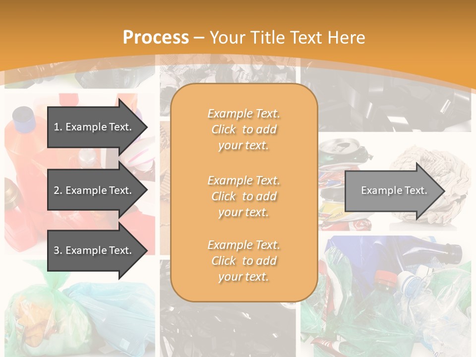Cleansing Cardboard Container PowerPoint Template