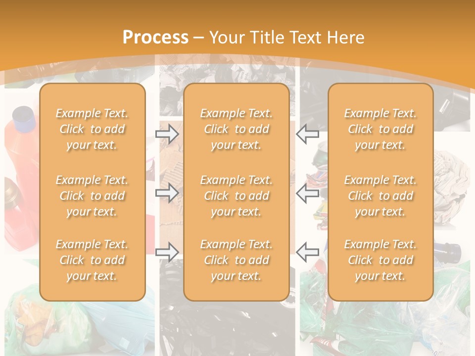 Cleansing Cardboard Container PowerPoint Template