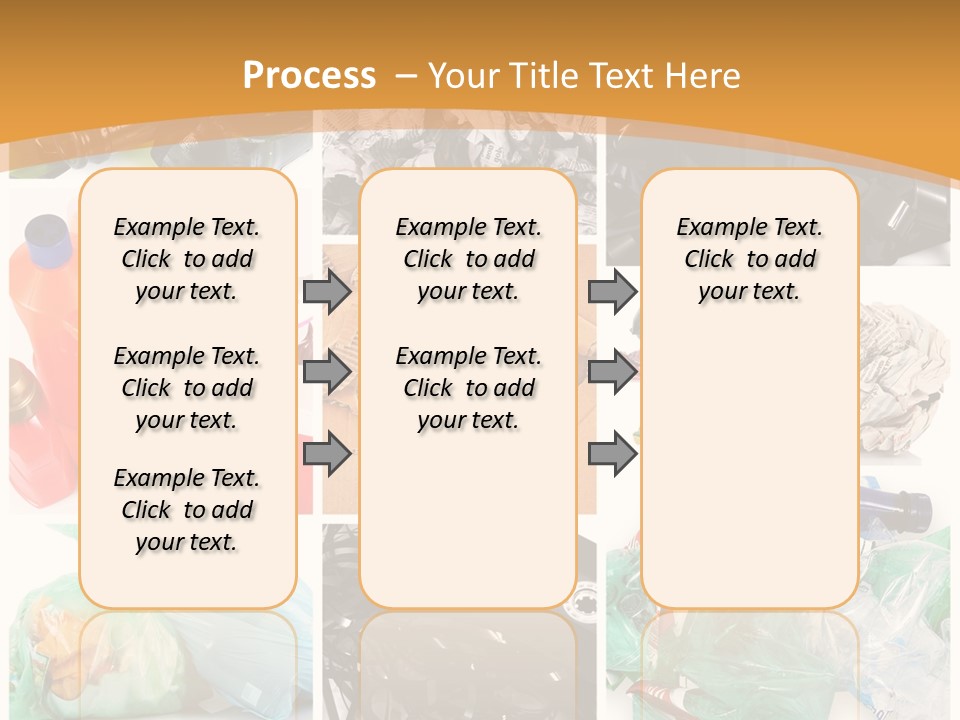 Cleansing Cardboard Container PowerPoint Template