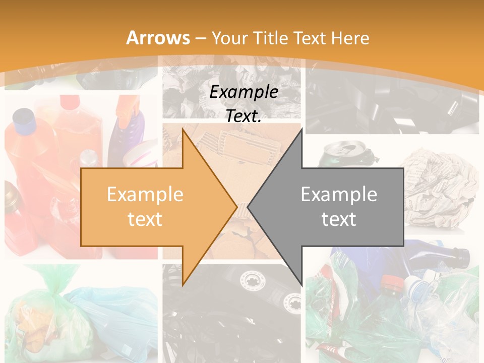 Cleansing Cardboard Container PowerPoint Template